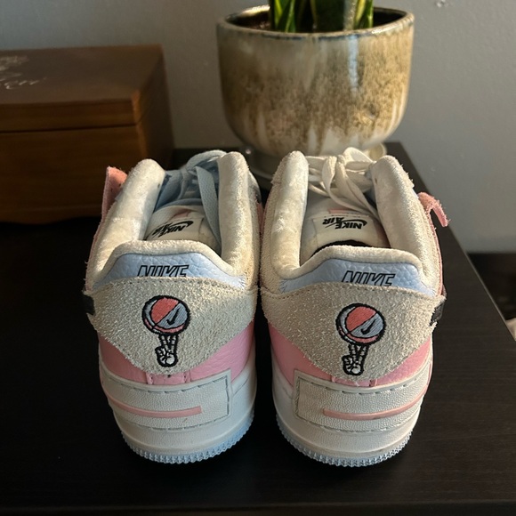 Nike Air Force 1 Shadow “Hoops Pack” – Medium Soft Pink Women Size 9 - Picture 4 of 6